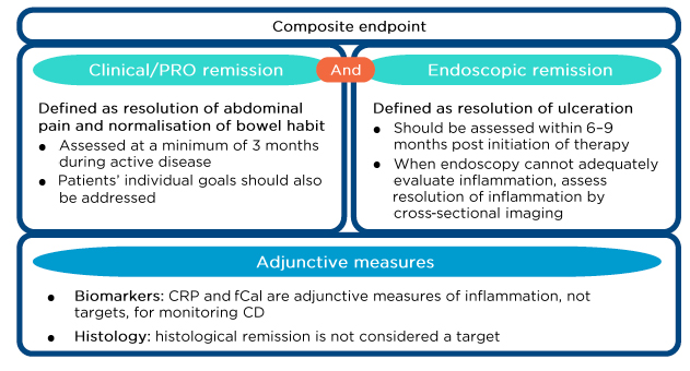 Figure 1 Treat to target recommendations in Crohn’s disease