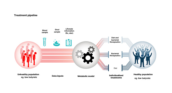 Figure 1 Personalised interventions for optimising gut microbiome health