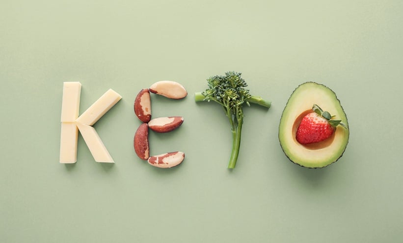 Ketogenic diet concept illustrating contraindications, side effects, and drug interactions with medications.