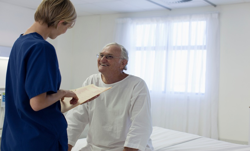 Radiation oncology nurse using bladder ultrasound guidance before prostate radiotherapy to improve bladder volume reproducibility