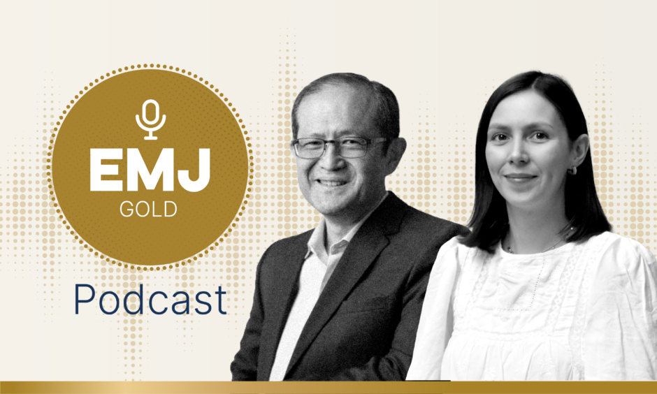 Guest Hideki Garren and host Isabel O'Brien