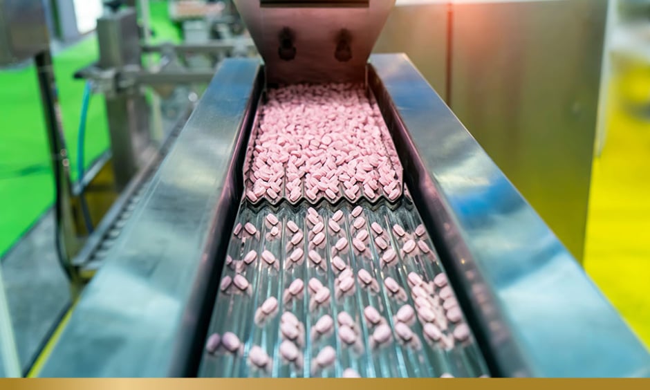 Drugs at a manufactering site