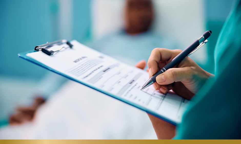Women holding a clipboard