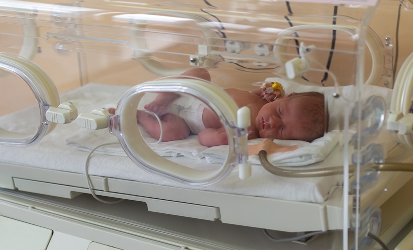 Preterm neonate receiving standardized PHVD intervention in neonatal intensive care