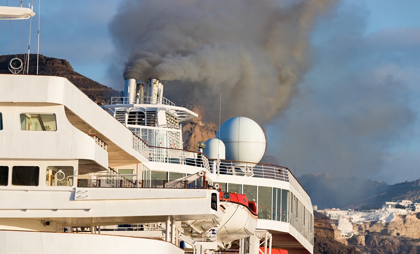 Cruise ship emissions releasing ultrafine particulate matter associated with lung inflammation and impaired antiviral defenses.