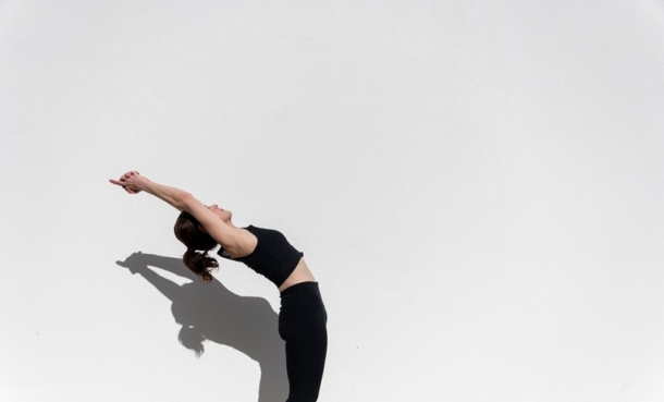 Pose showing how body position changes ventilation distribution across the lungs