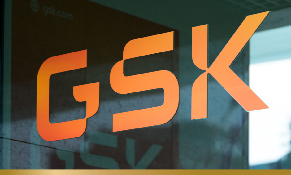 GSK sign on building
