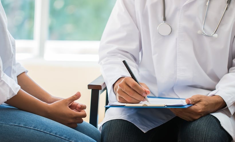 cancer survivor patient having consultation with psychiatrist survivorship