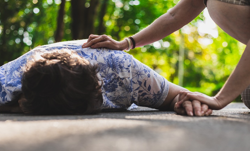 boy has seizure and falls on ground, on antiseizure medication