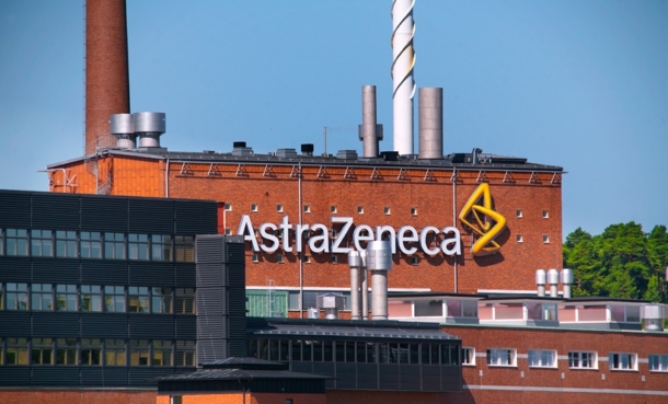 Picture of AtraZeneca manufacturing plant in Sweden