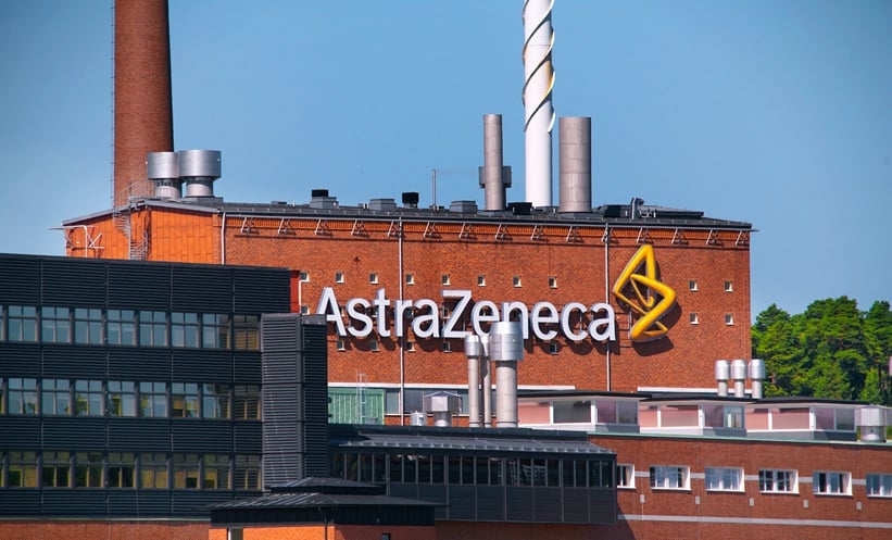 Picture of AtraZeneca manufacturing plant in Sweden