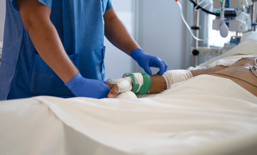 Hospital clinical team implementing strategies to improve sepsis care and patient outcomes