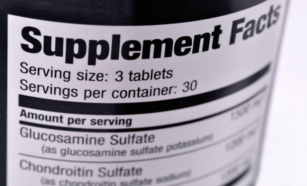 BOTTLE OF GLUCOSAMINE