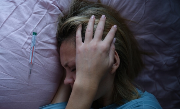 lady with meningitis