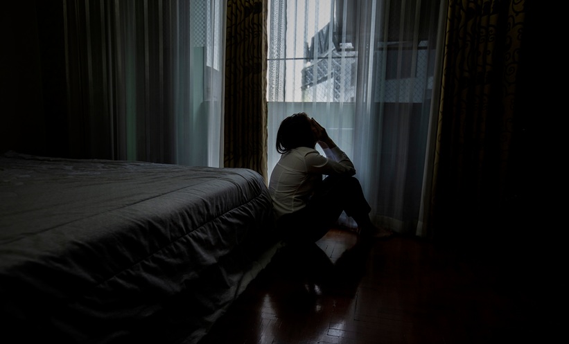 Sad young woman