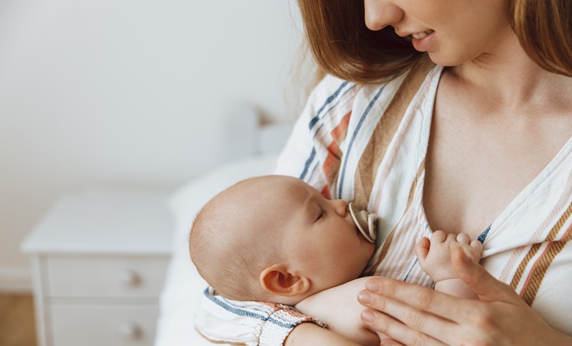 Child receiving pediatric home ventilation care with a trained caregiver
